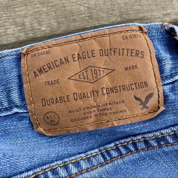 American Eagle Distressed/Patched Up Jeans - Picture 7 of 7